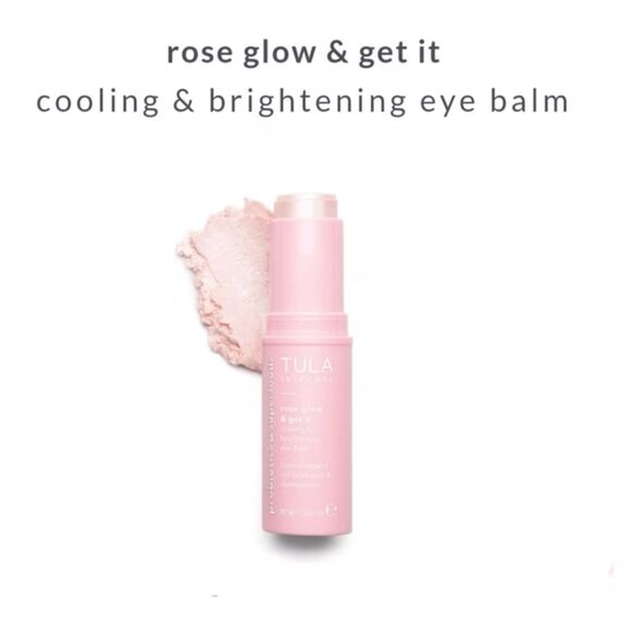 Tula Rose Glow + Get It Cooling and Brightening Eye Balm - Picture 1 of 6